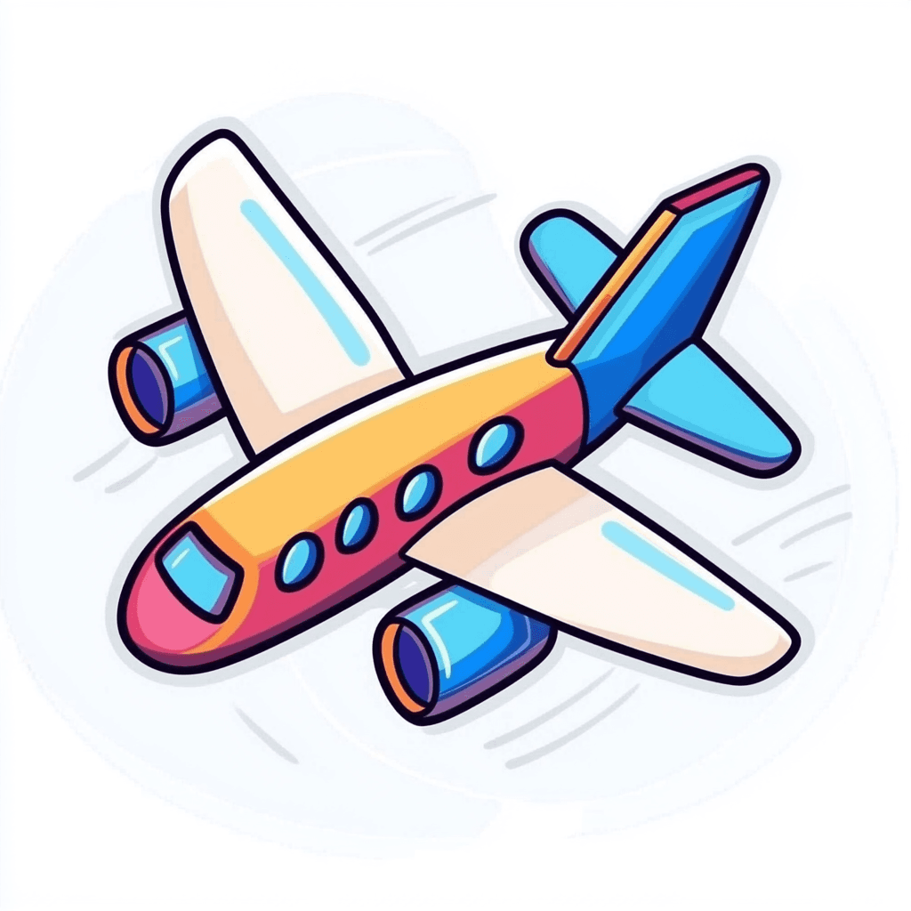 Airplane 180 original repeating artwork