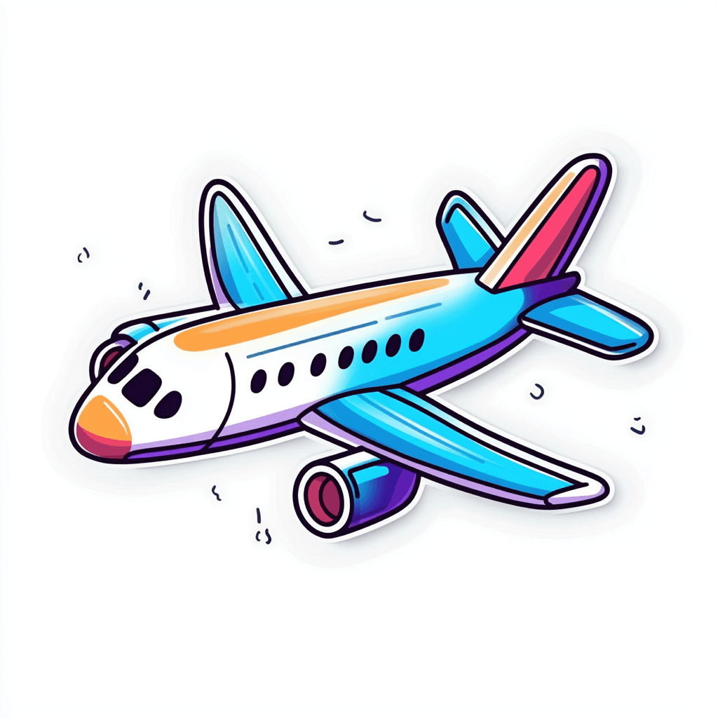 Airplane 190 original repeating artwork