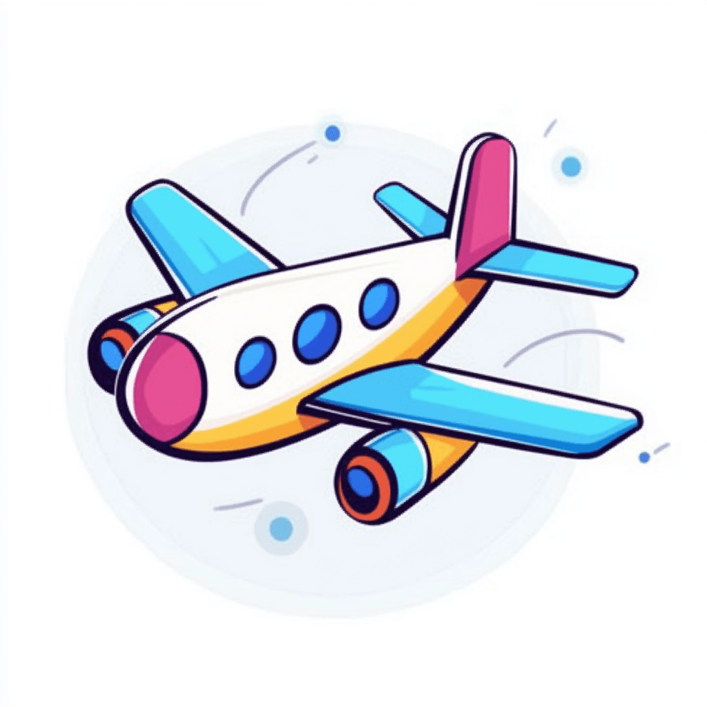 Airplane 101 original repeating artwork