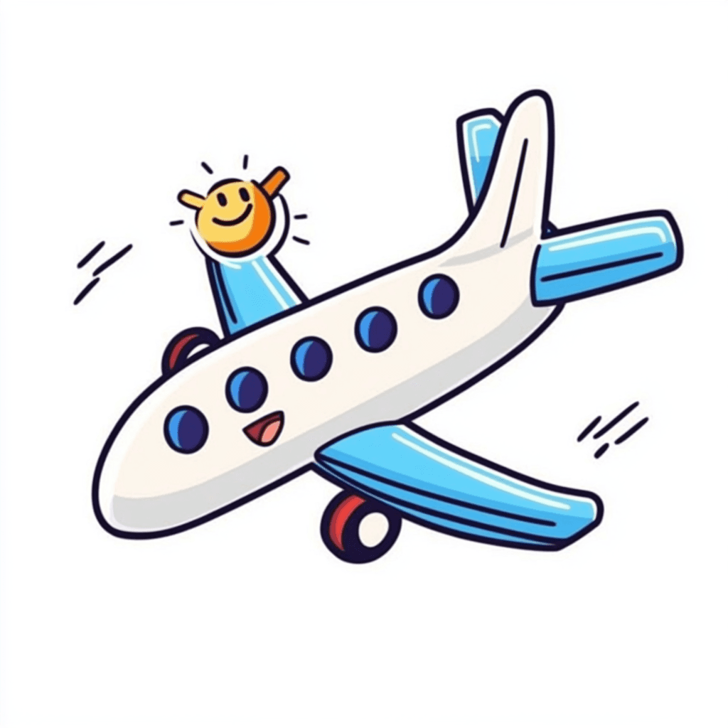 Airplane 086 original repeating artwork