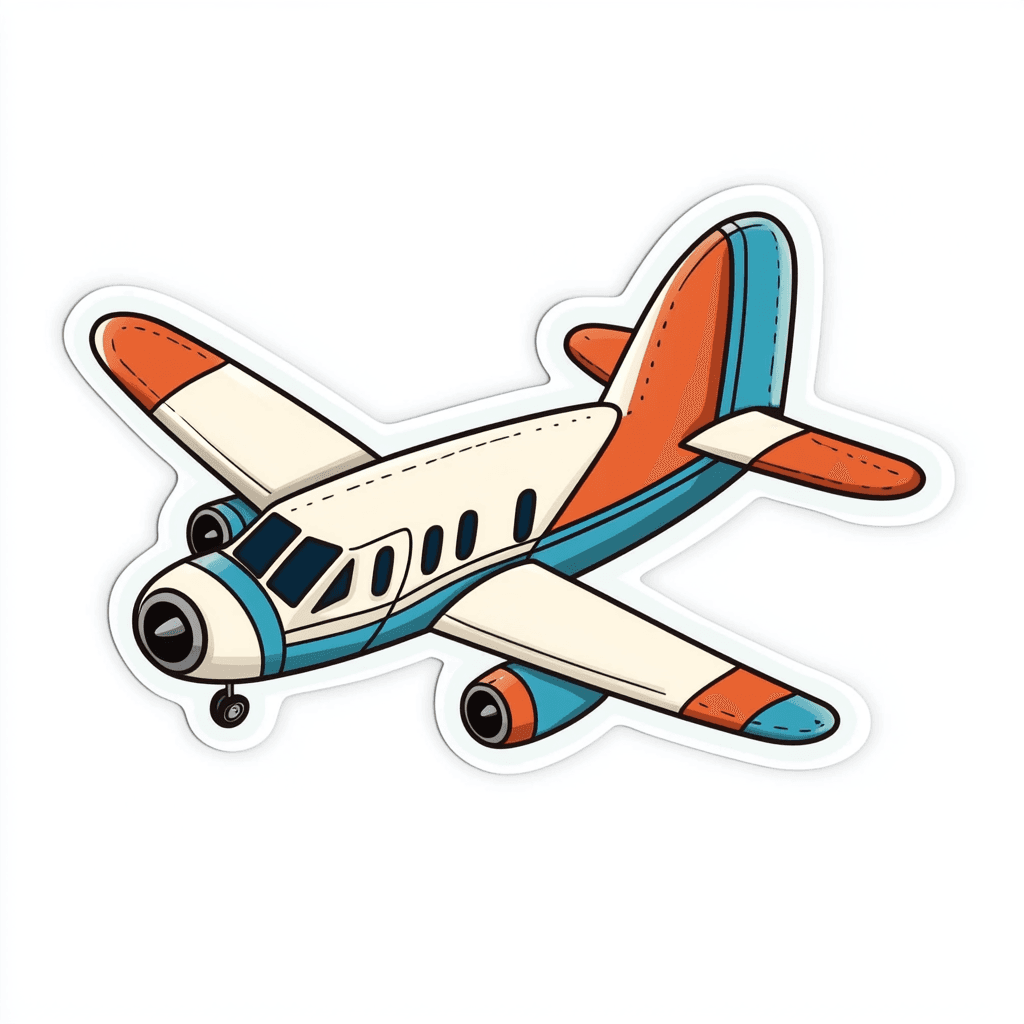 Airplane 165 original repeating artwork