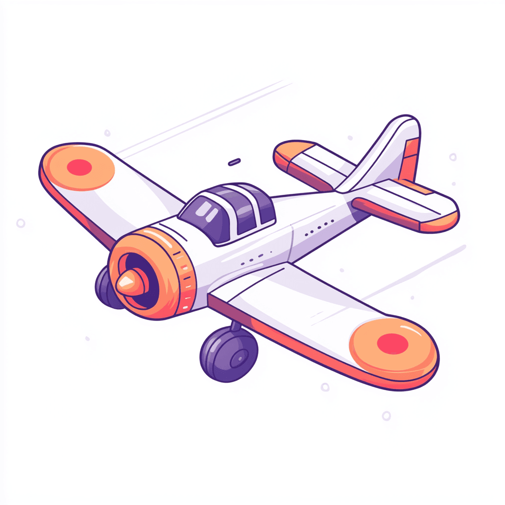 Airplane 116 original repeating artwork