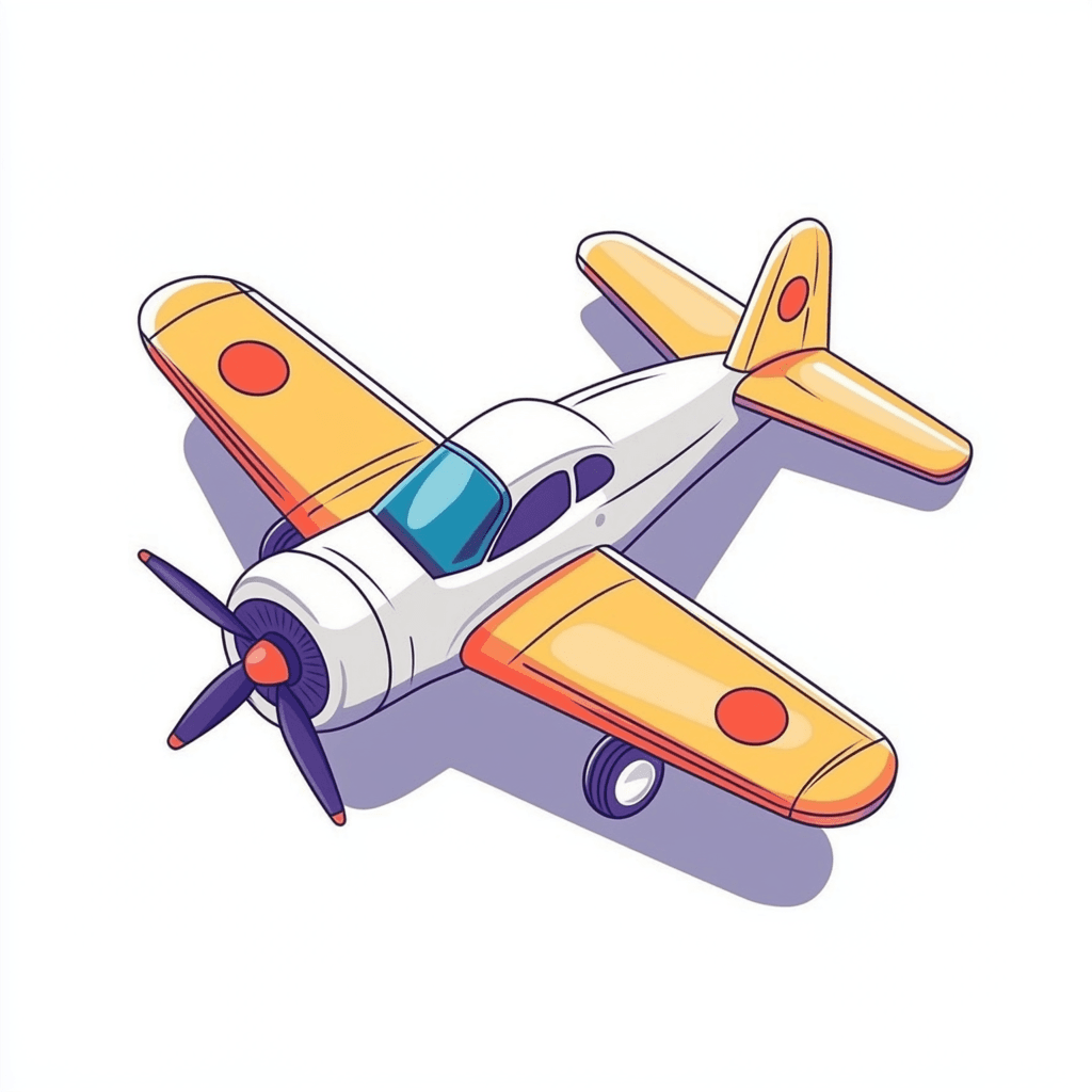 Airplane Seek original repeating artwork