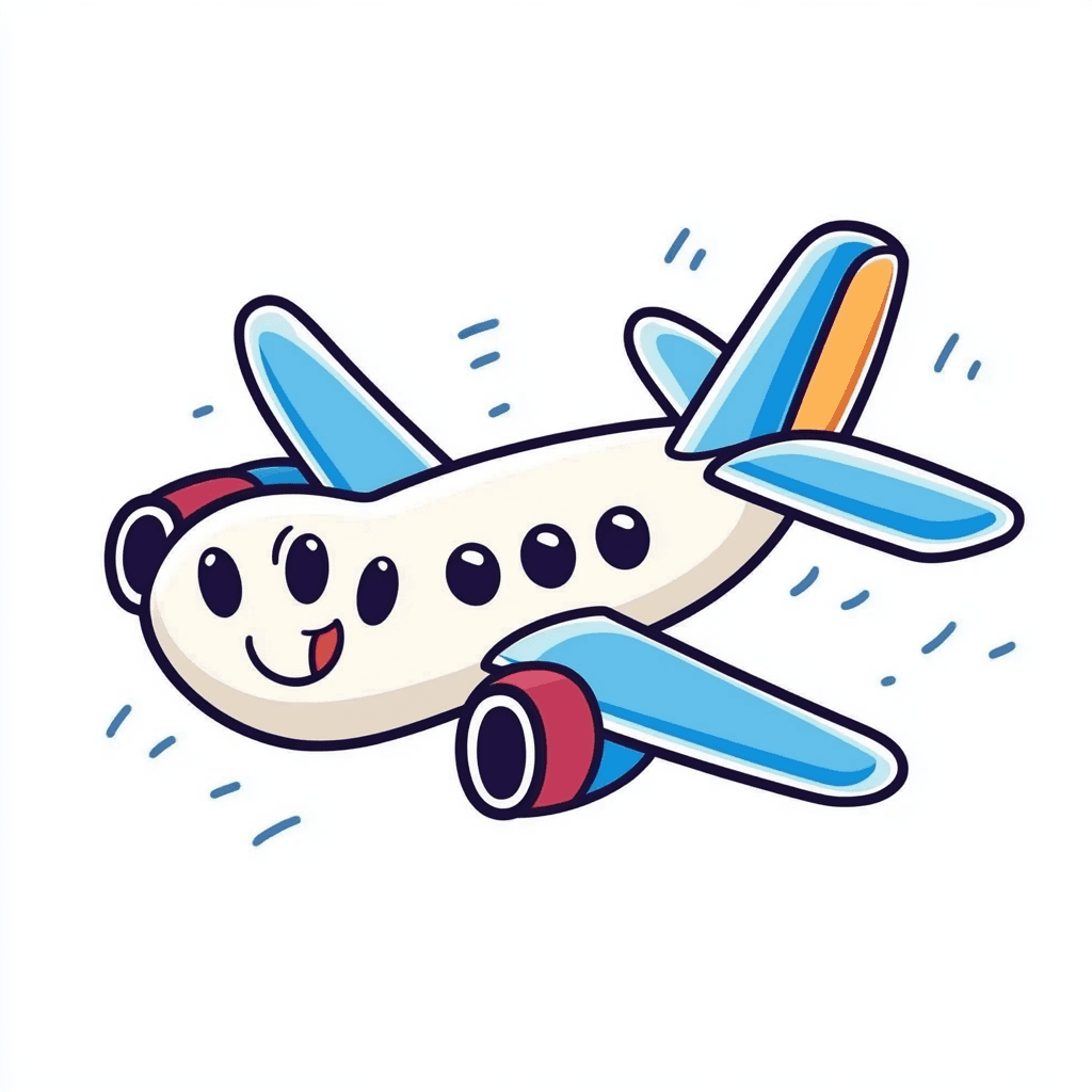 Airplane 073 original repeating artwork