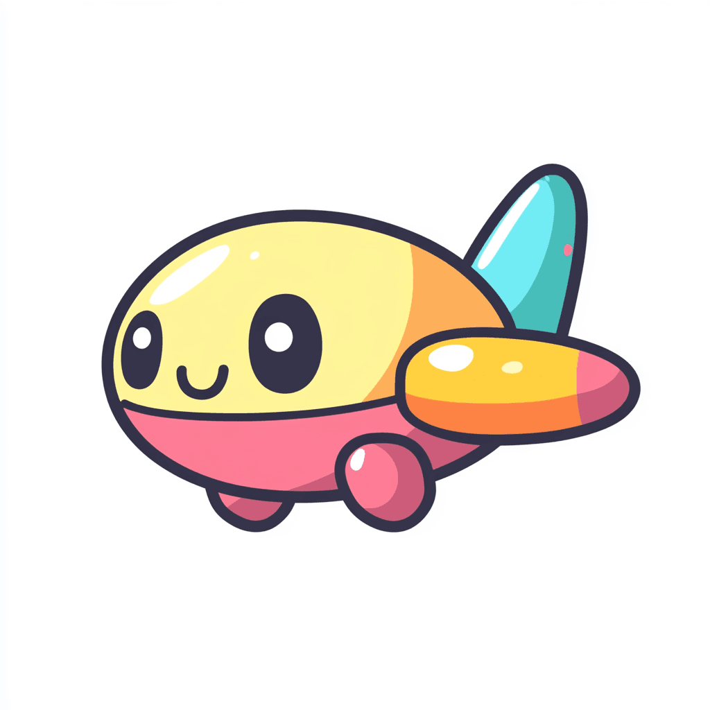 Cartoon Airplane 007 original repeating artwork