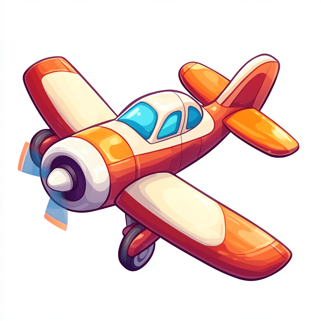 Cartoon Airplane 002 original repeating artwork