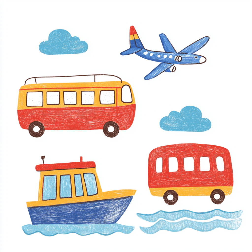Transport 002 original repeating artwork