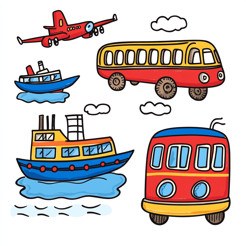 Transport Team original repeating artwork