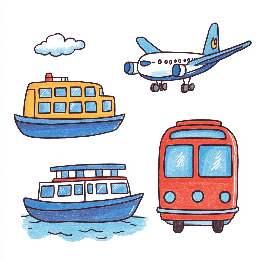 Transport Squad original repeating artwork