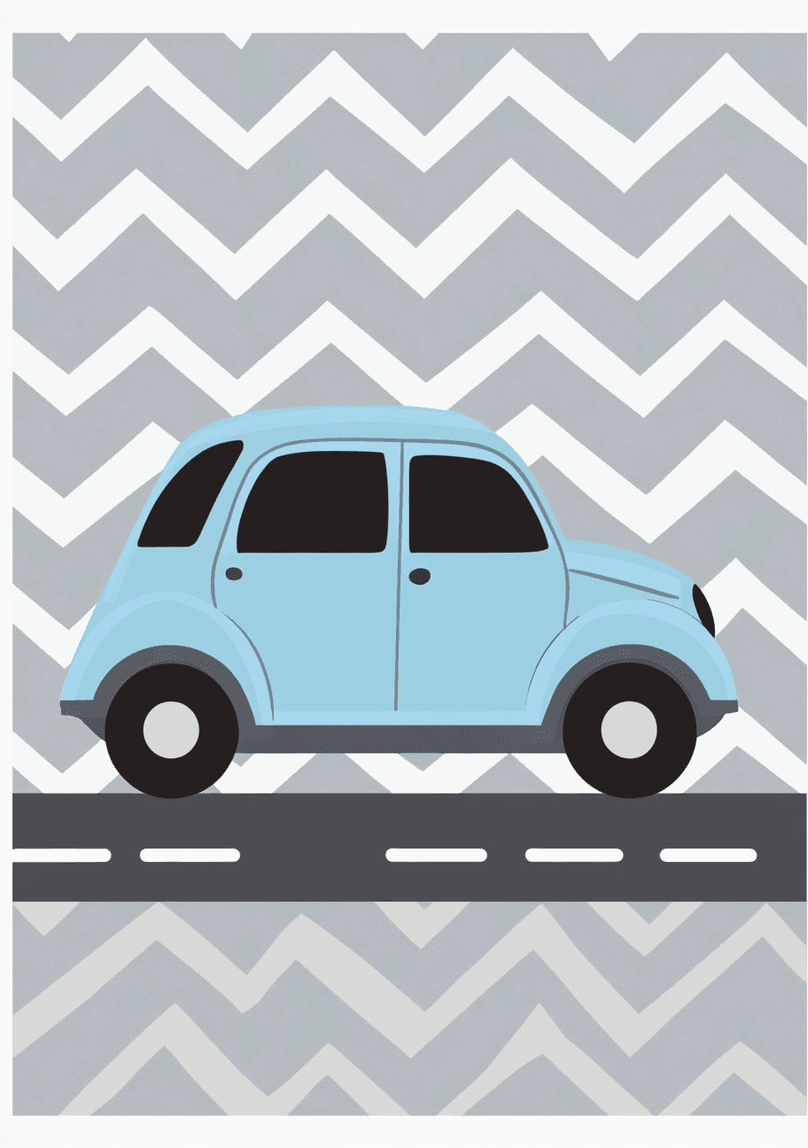 Car 763 original repeating artwork