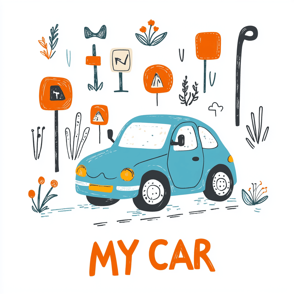 Car 199 original repeating artwork