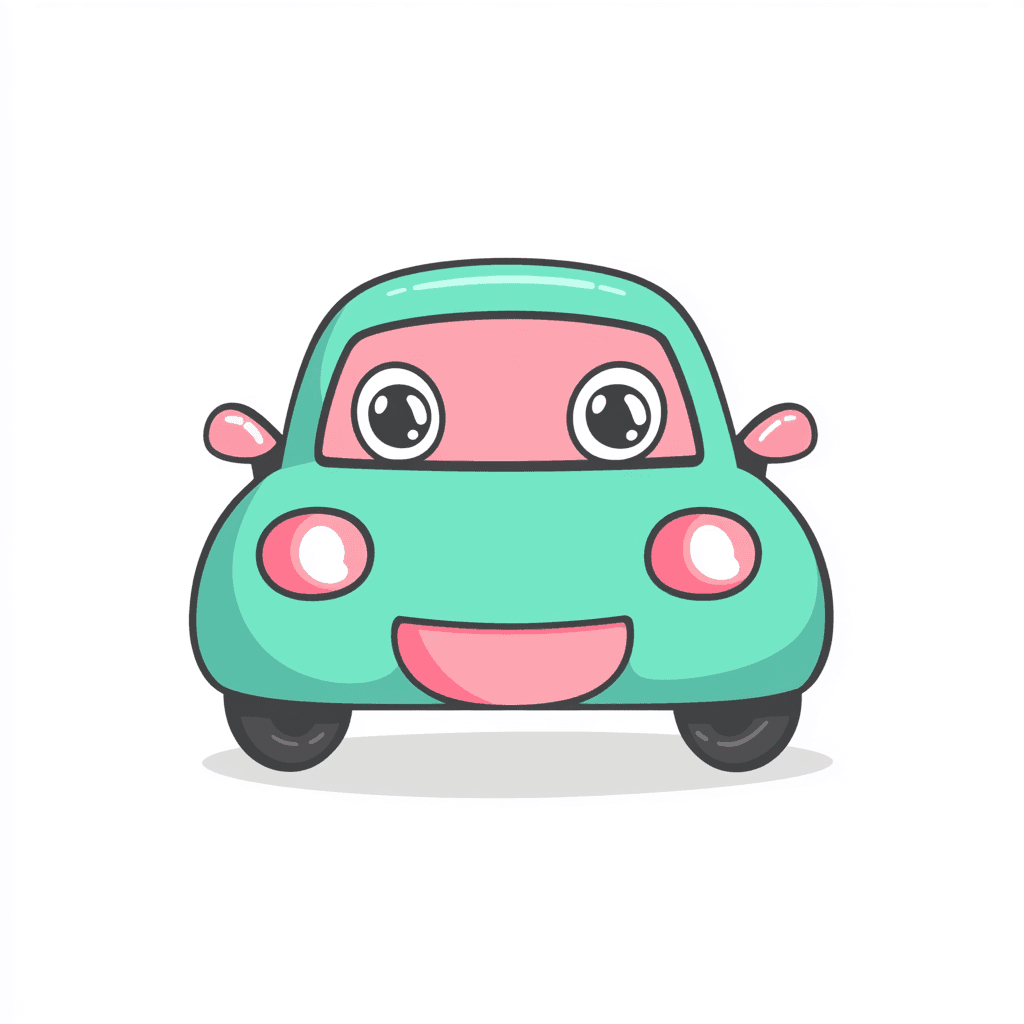 Cartoon Car Pals original repeating artwork