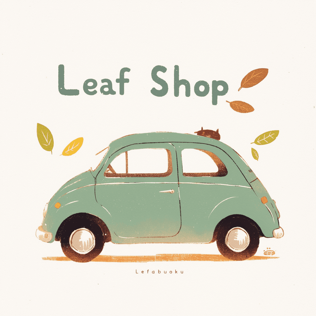 Cartoon Car Downtown original repeating artwork