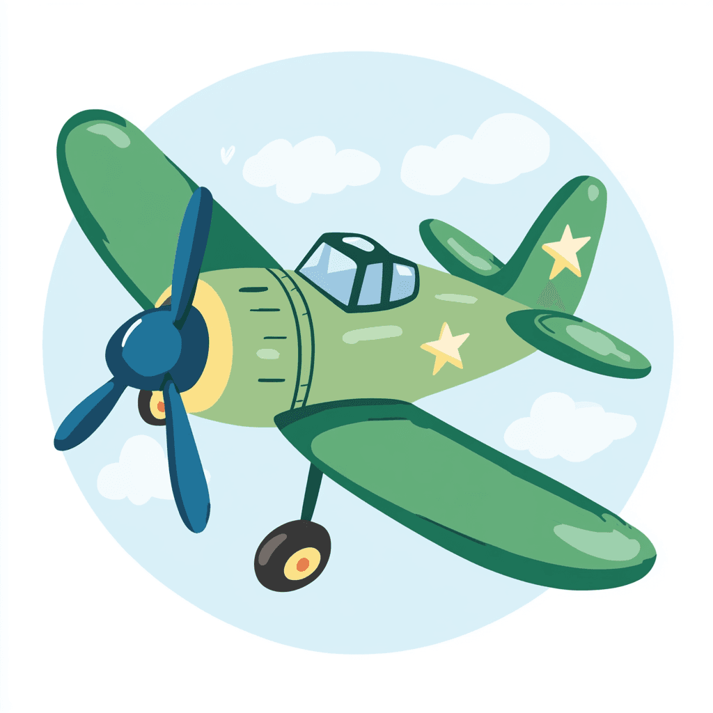 Airplane 046 original repeating artwork
