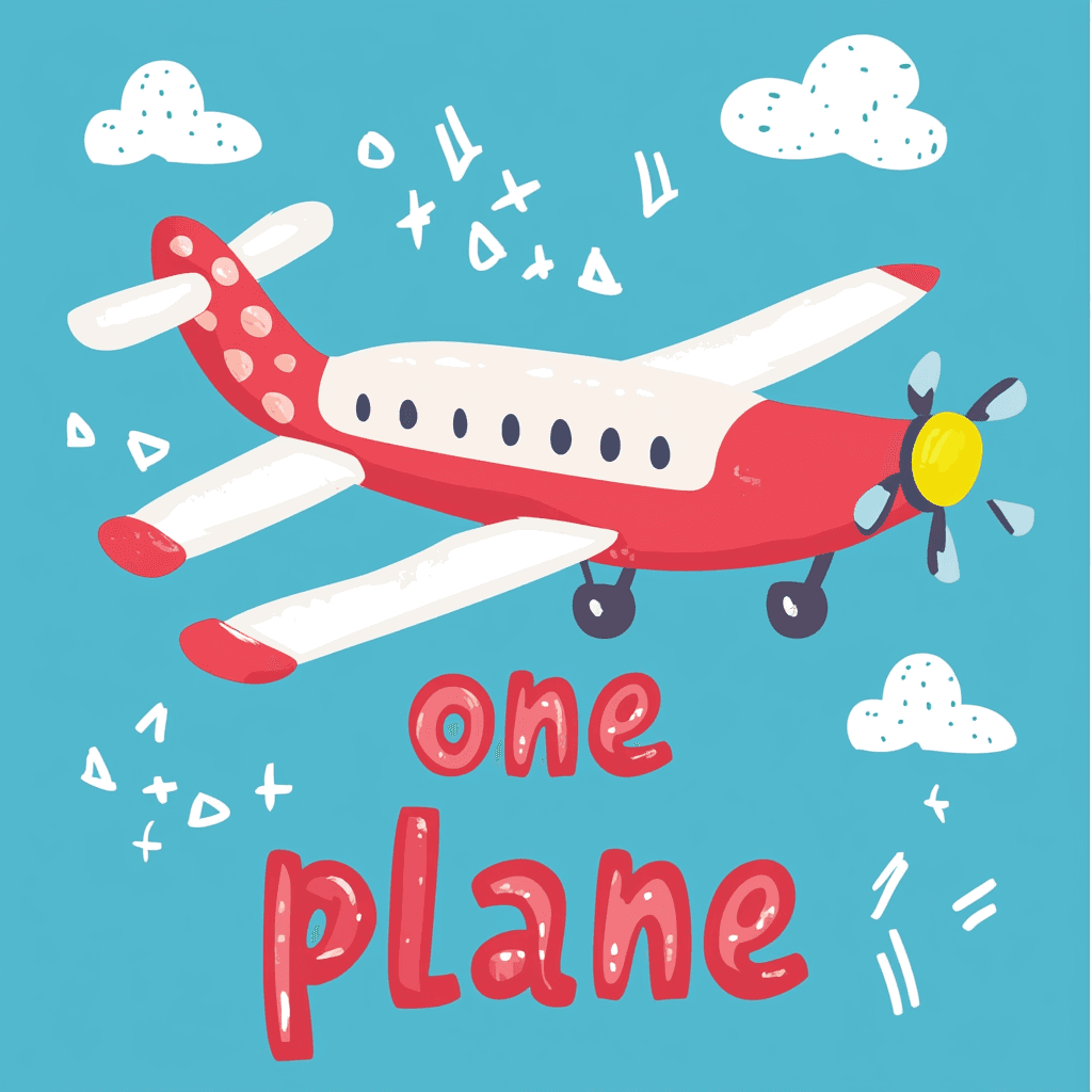 Airplane Corner original repeating artwork