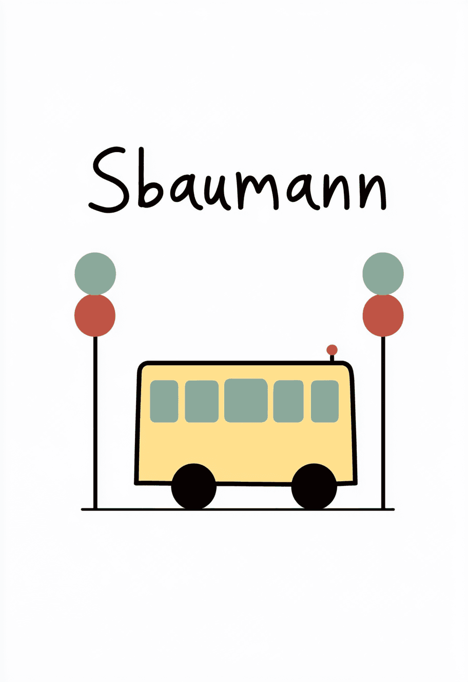 Bus Neon original repeating artwork