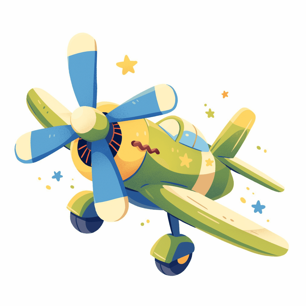 Airplane 049 original repeating artwork
