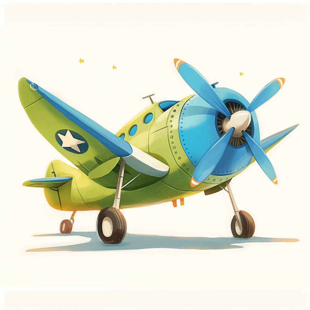 Airplane 020 original repeating artwork