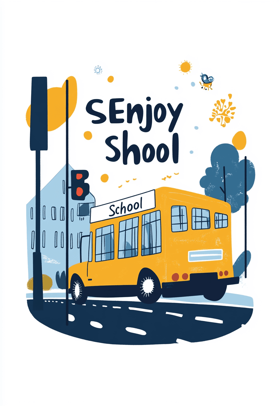 Bus Pop original repeating artwork