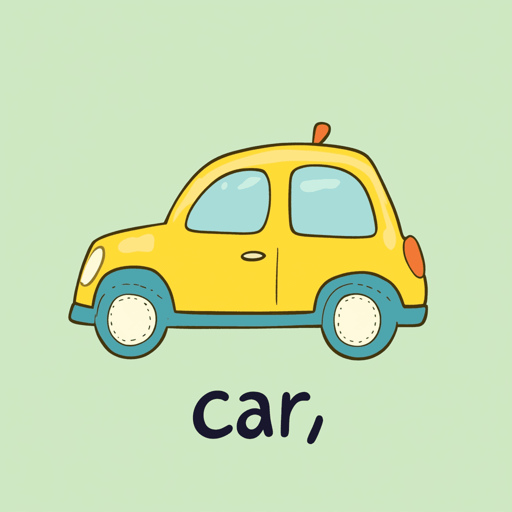 Car Noon original repeating artwork