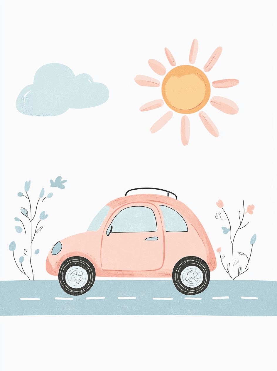 Car 020 original repeating artwork