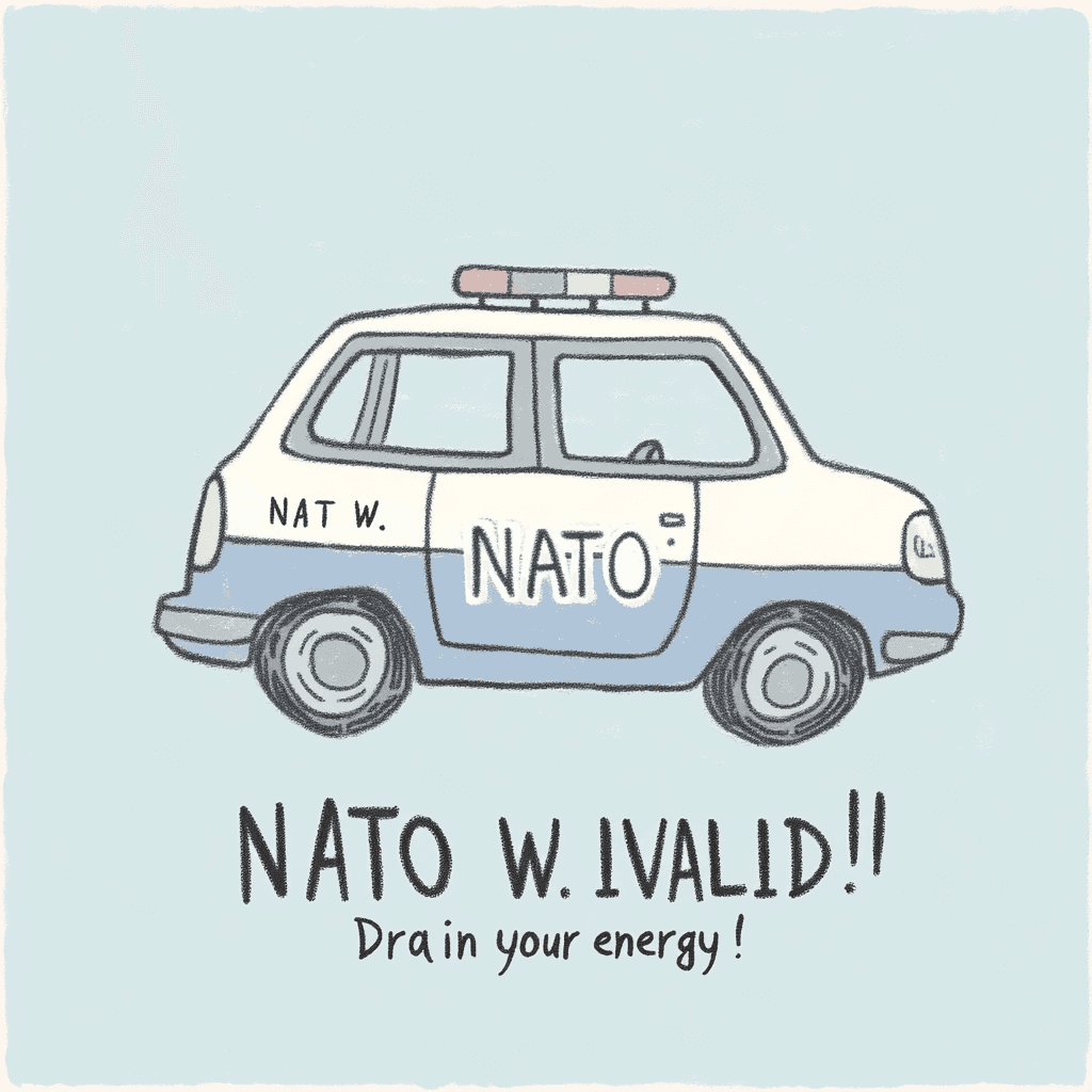 Police Car Team original repeating artwork