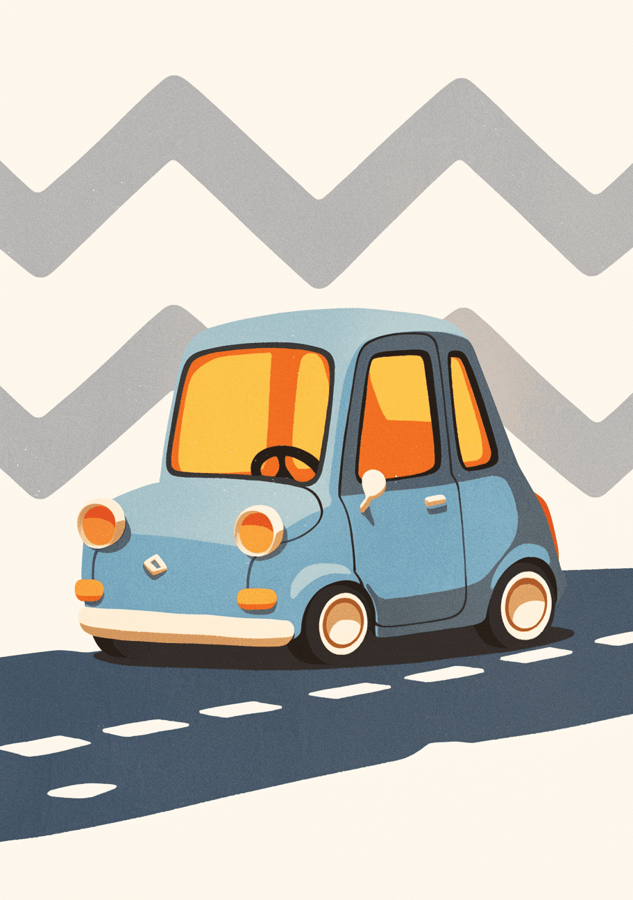 Car 335 original repeating artwork