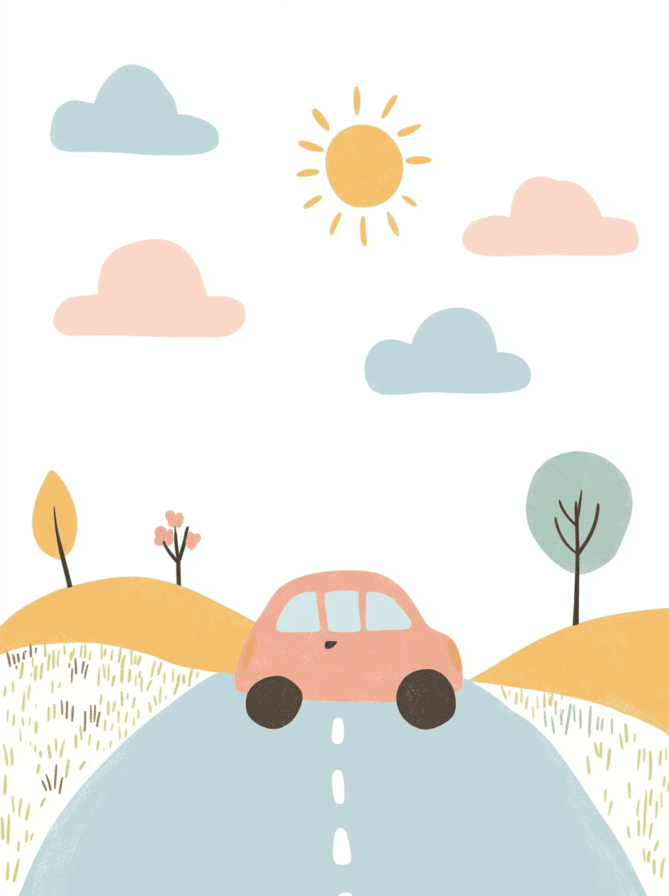 Car 283 original repeating artwork