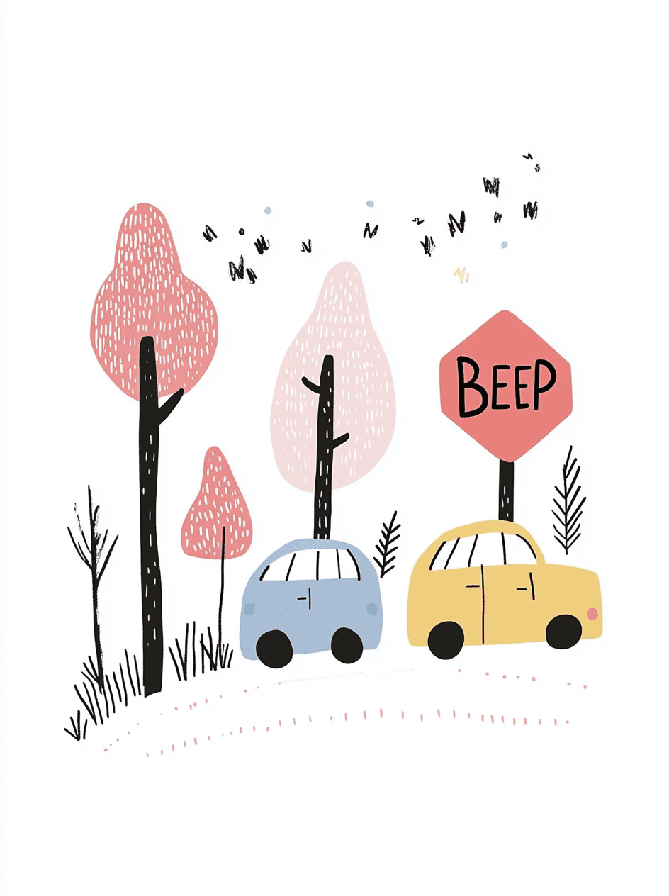 Car 227 original repeating artwork