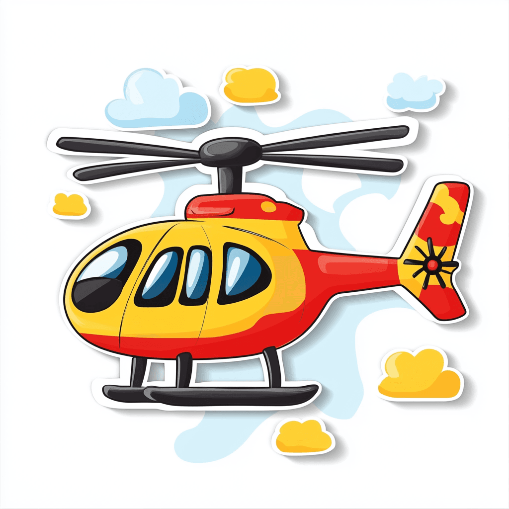 Helicopter 001 original repeating artwork