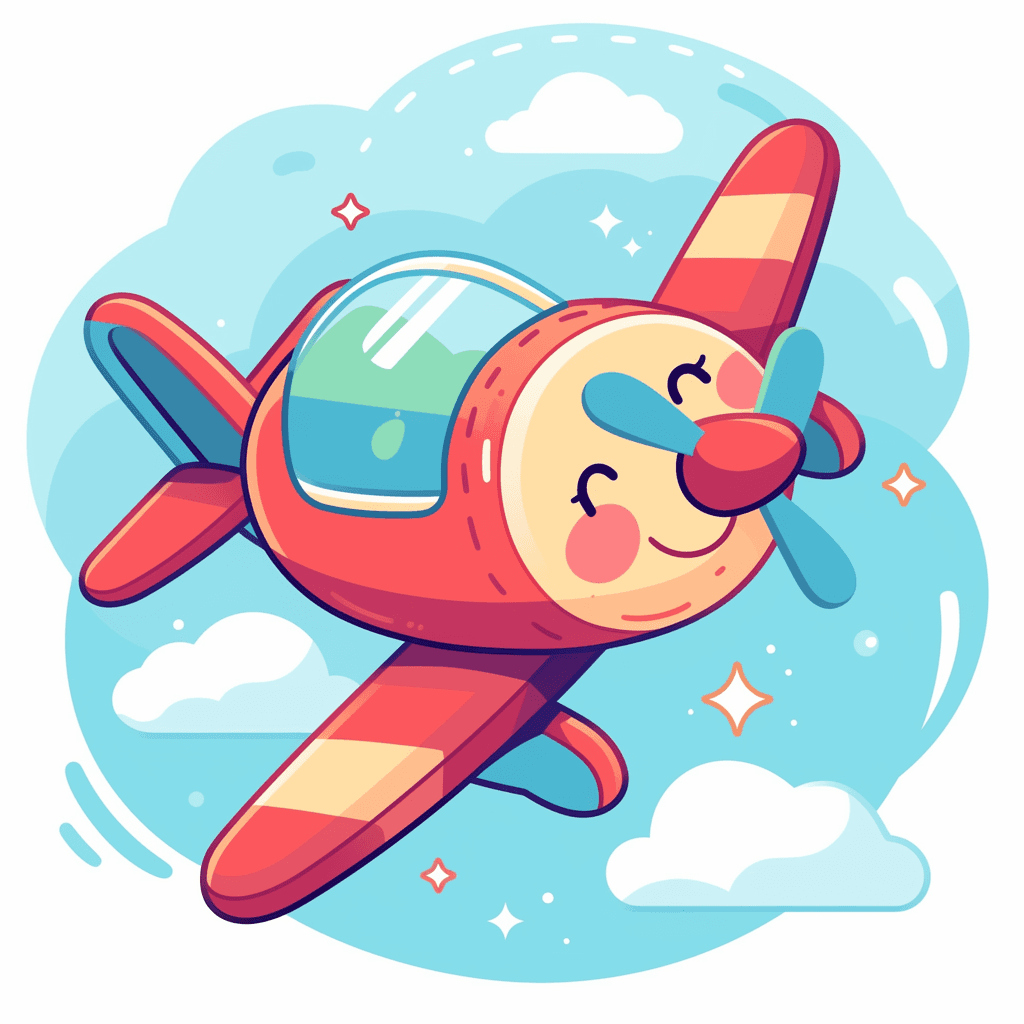 Airplane 185 original repeating artwork