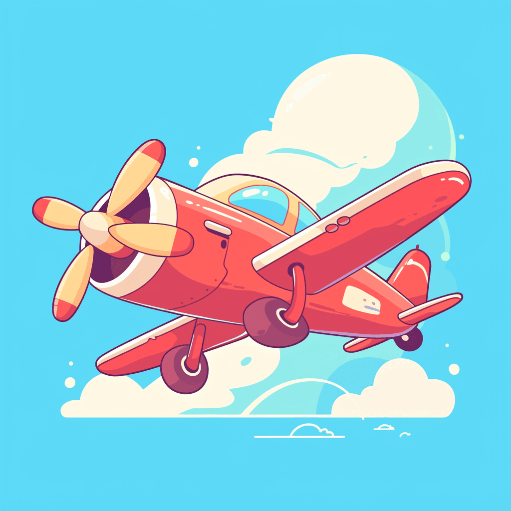 Airplane 140 original repeating artwork