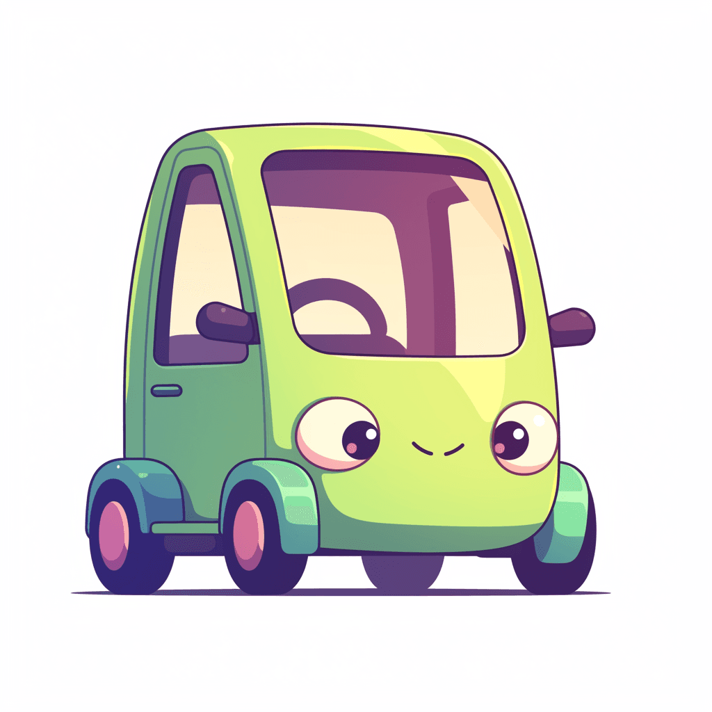 Cartoon Car Bop original repeating artwork