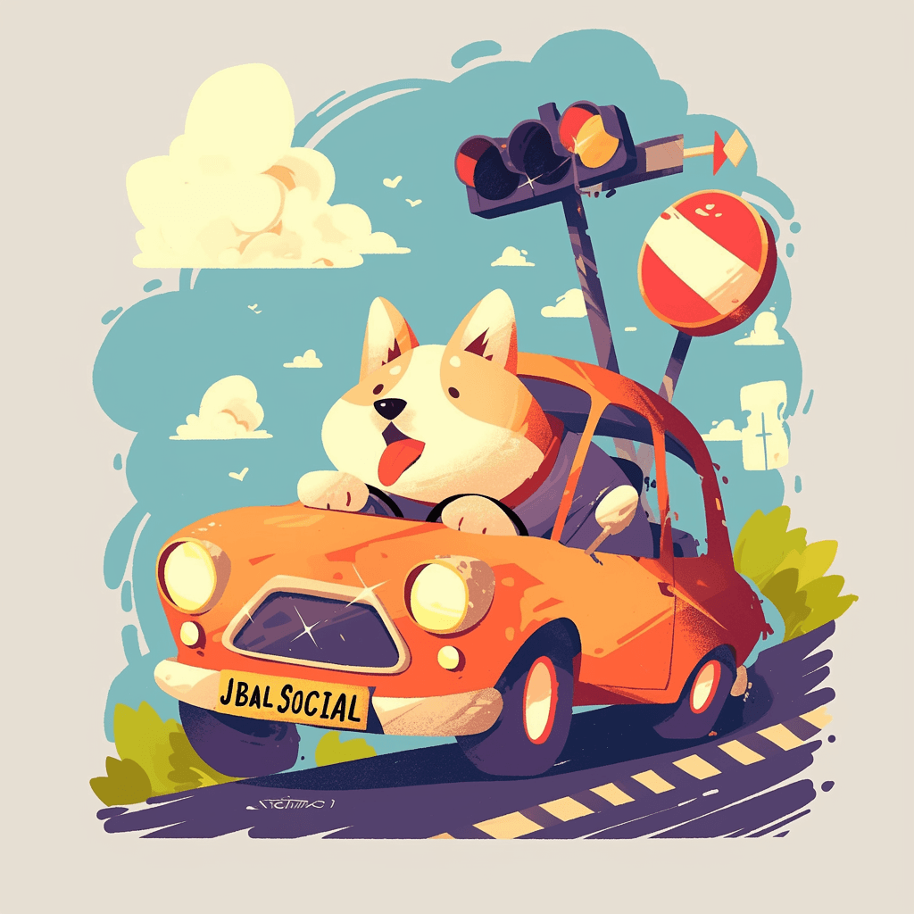 Cartoon Car 011 original repeating artwork