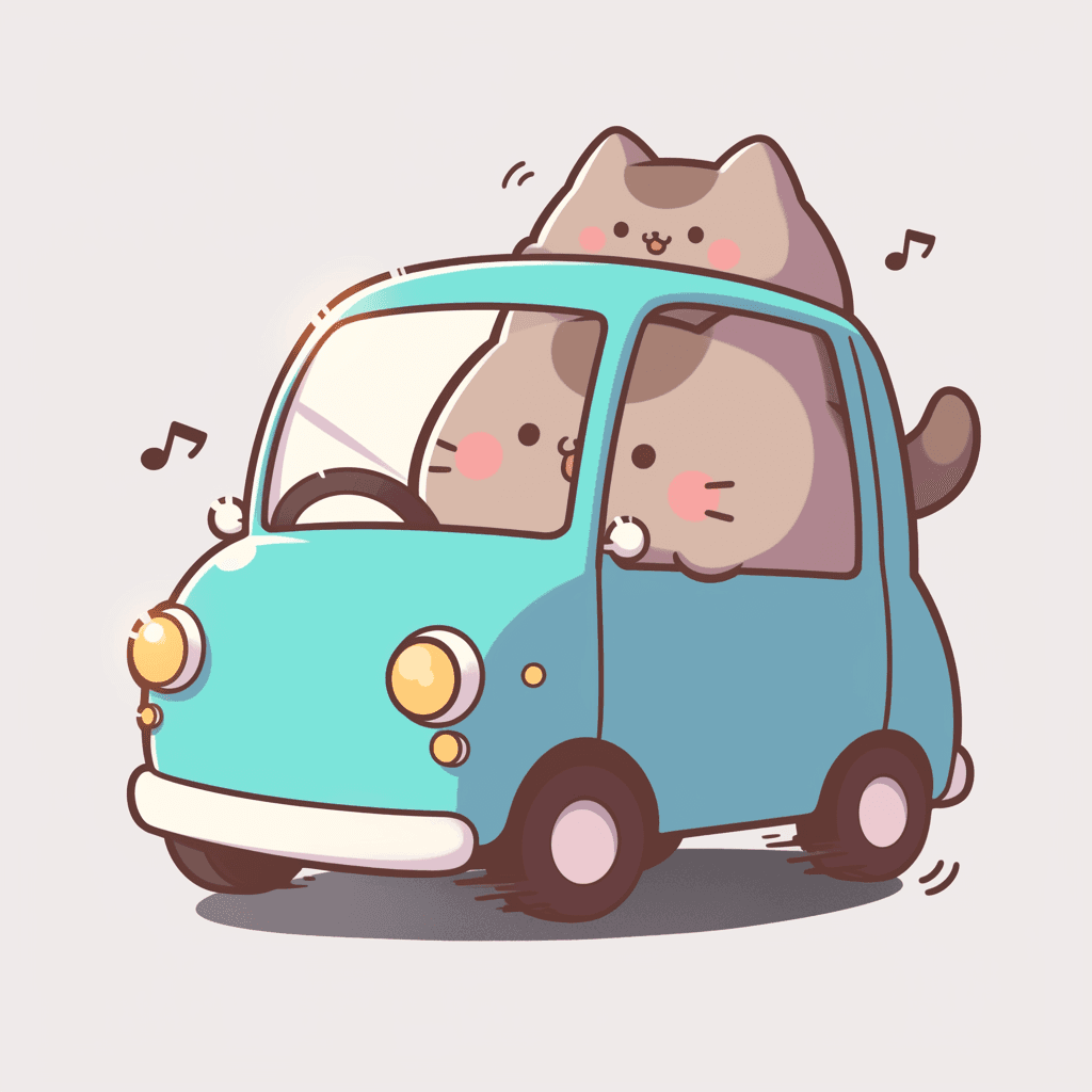 Cartoon Car Series original repeating artwork