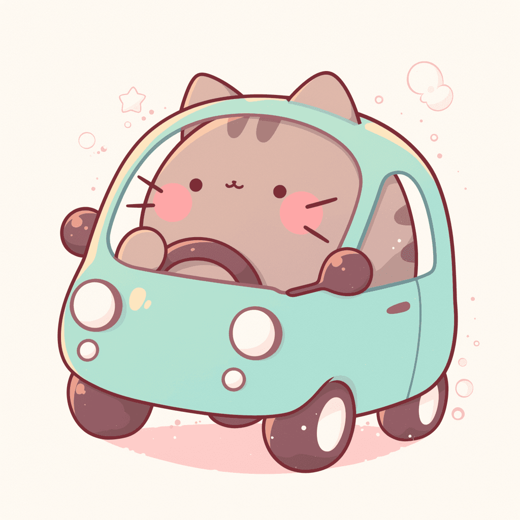 Cartoon Car 023 original repeating artwork
