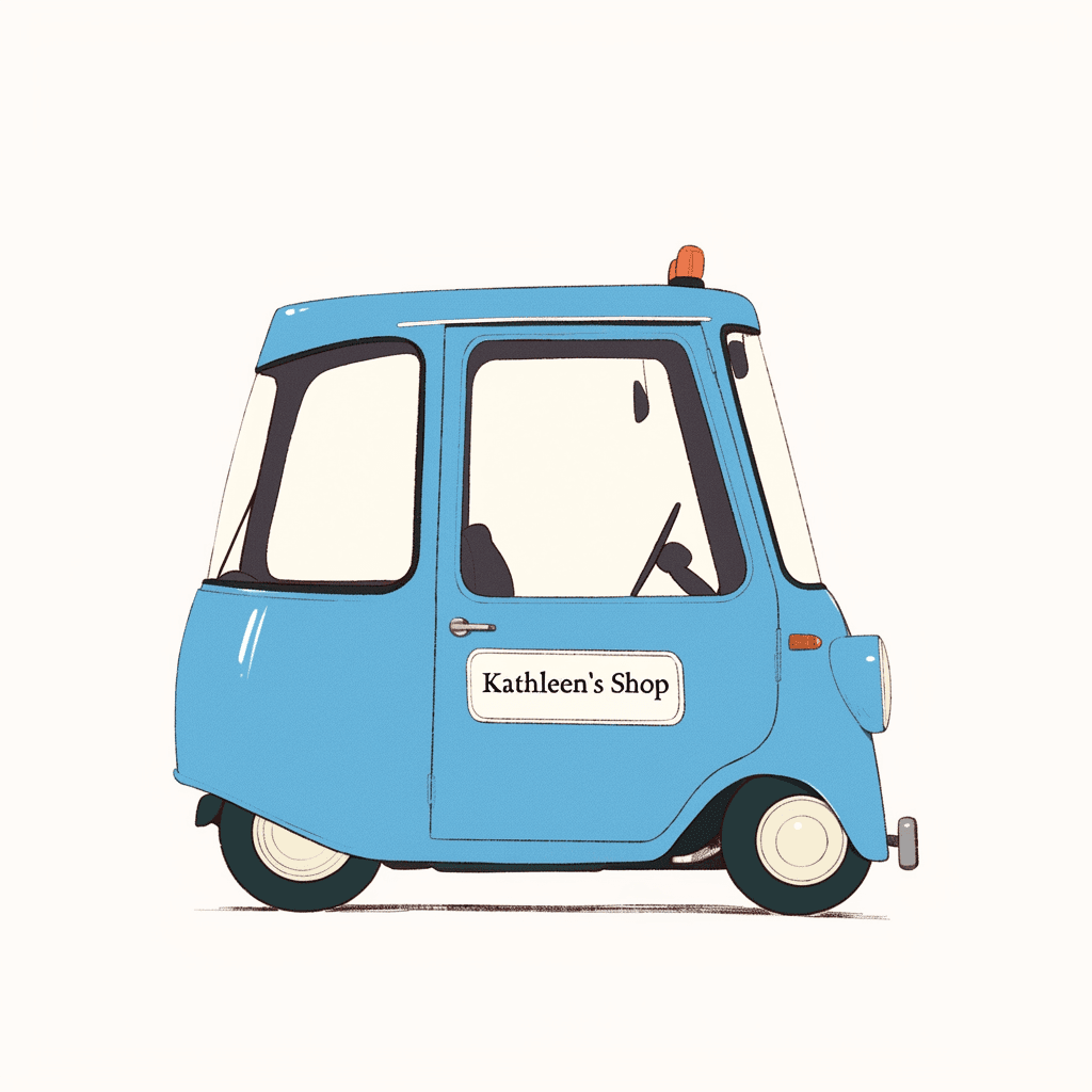 Cartoon Car Morning original repeating artwork