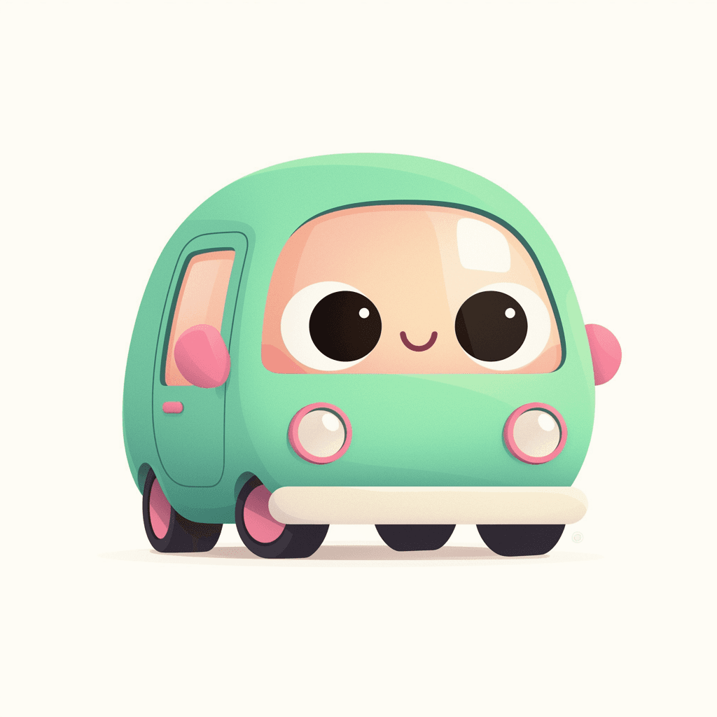 Cartoon Car Tune original repeating artwork