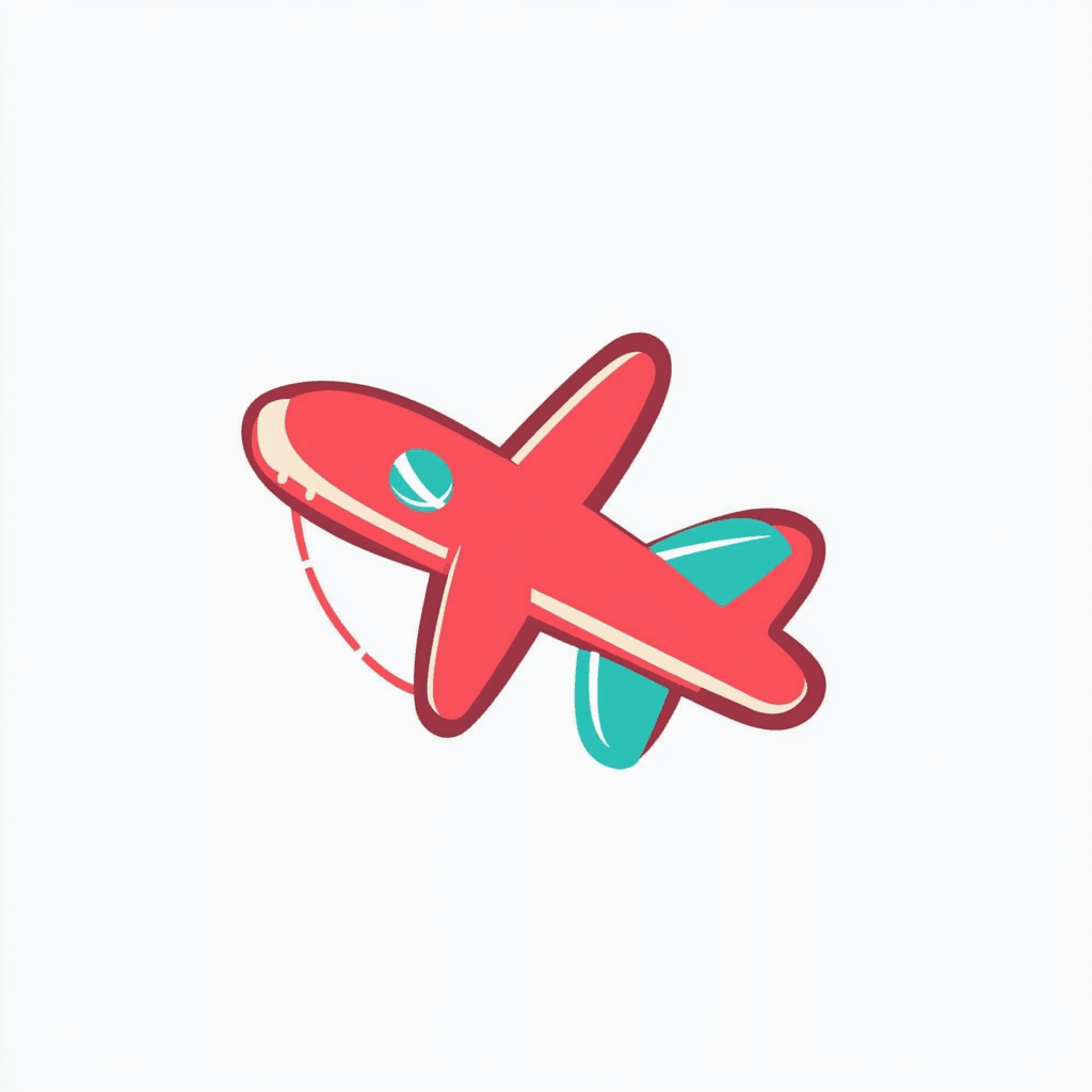 Cartoon Airplane 011 original repeating artwork