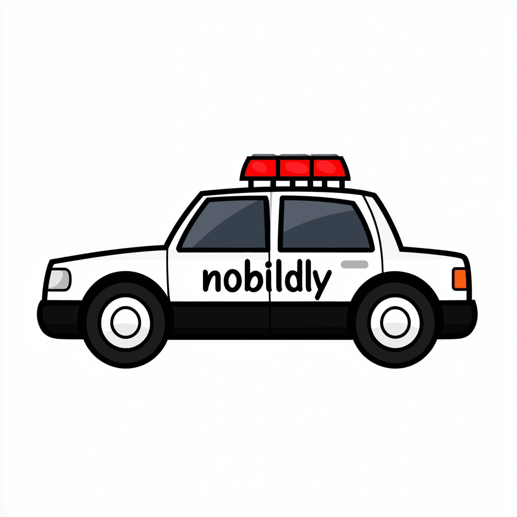 Police Car original repeating artwork