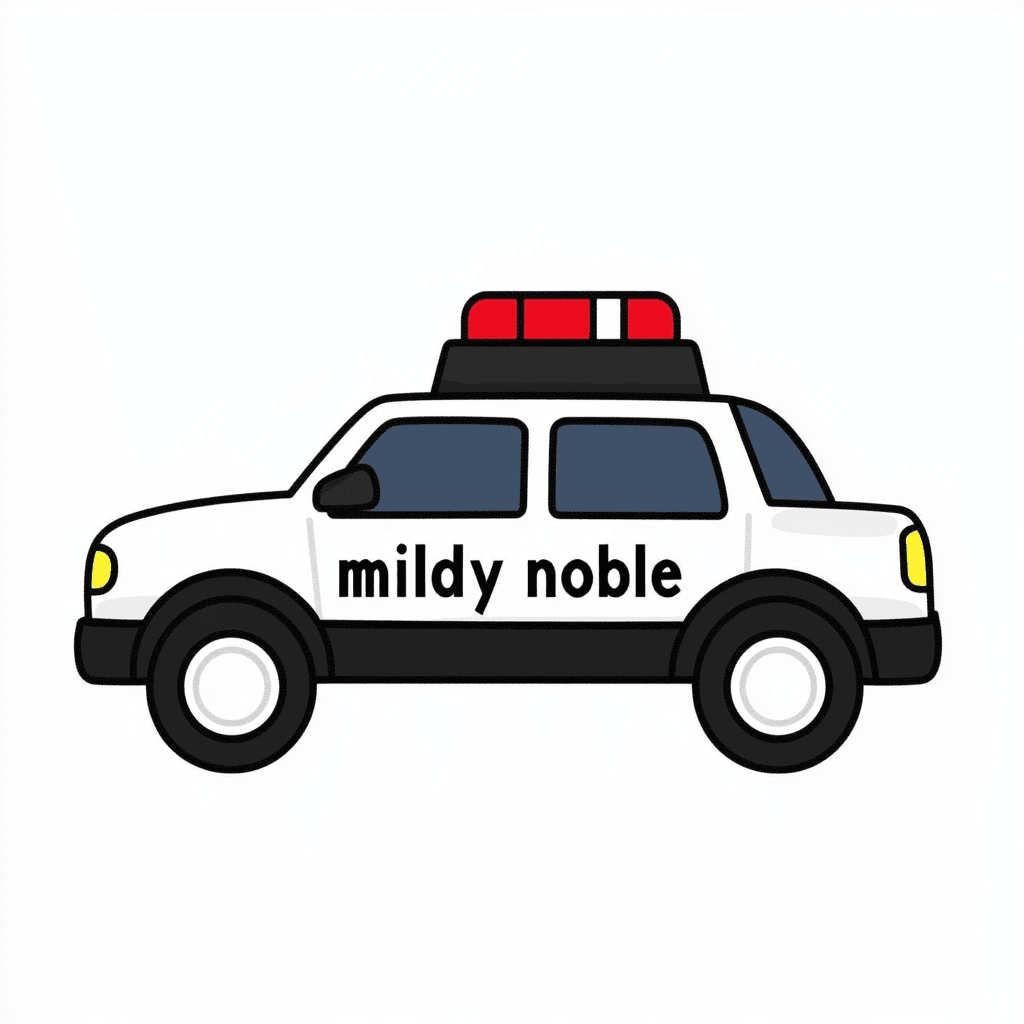 Police Car 001 original repeating artwork