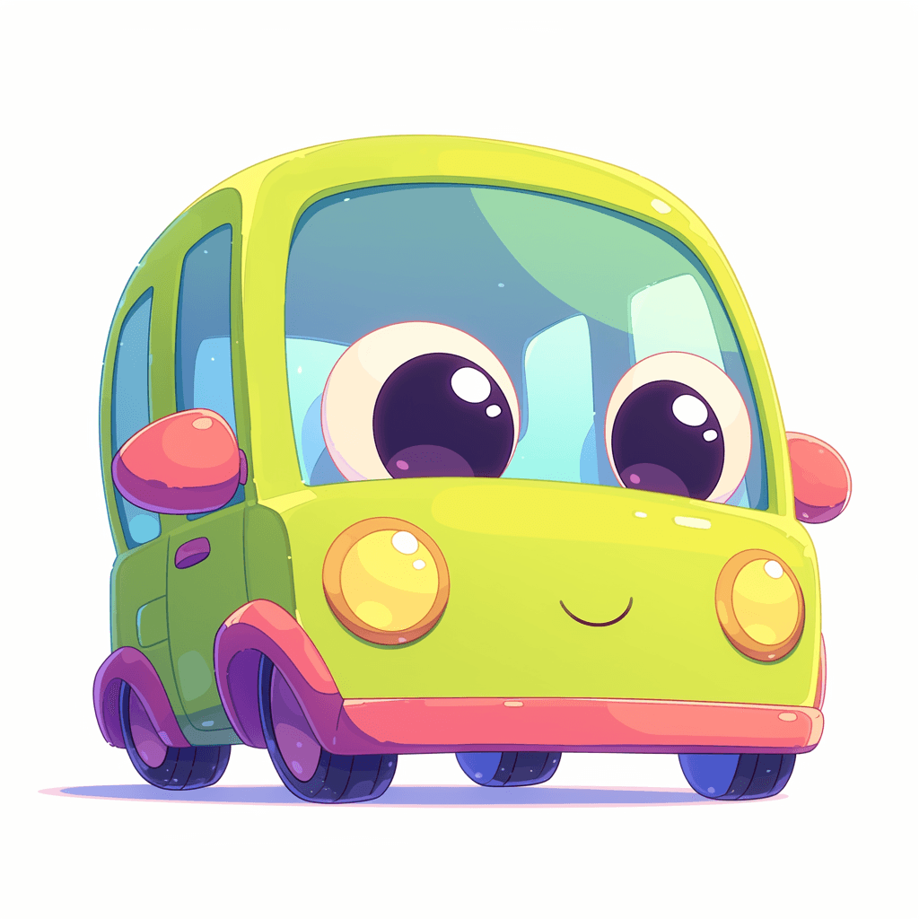 Cartoon Car Mark original repeating artwork