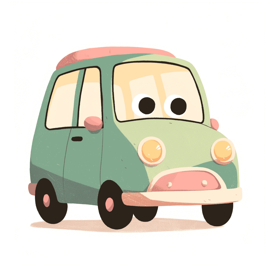 Cartoon Car 019 original repeating artwork