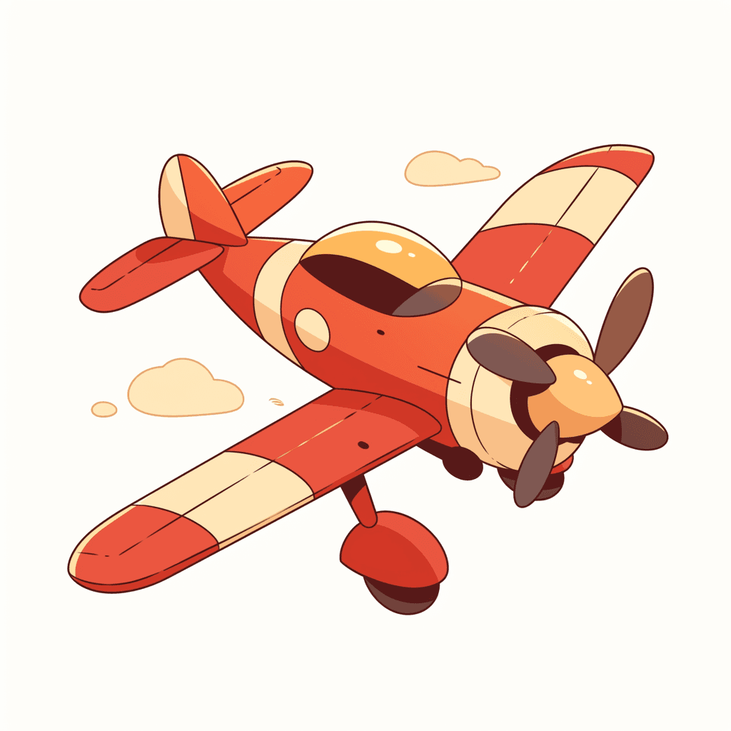 Cartoon Airplane Collective original repeating artwork