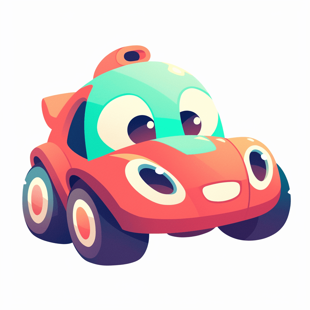 Cartoon Car East original repeating artwork