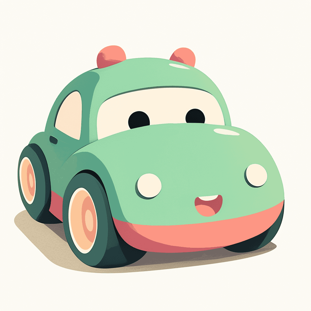 Cartoon Car 037 original repeating artwork