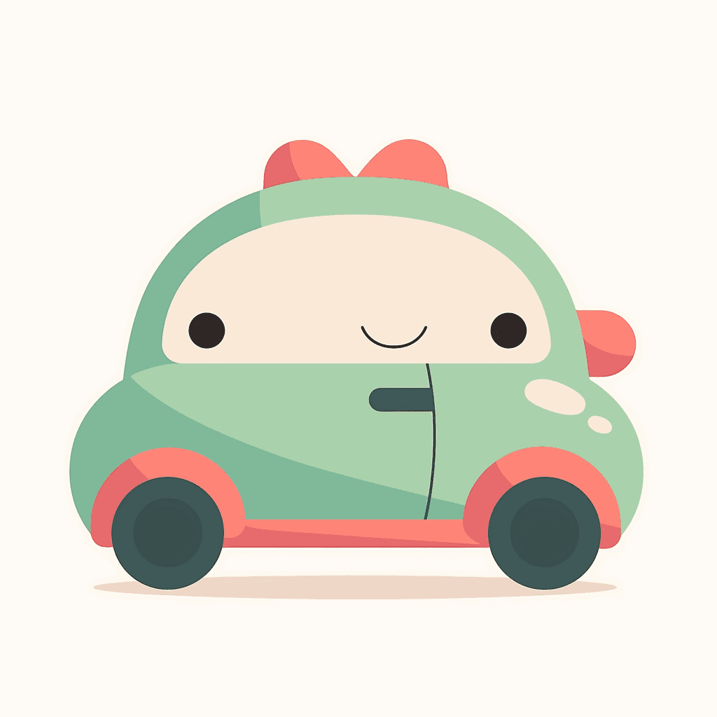 Cartoon Car Summer original repeating artwork