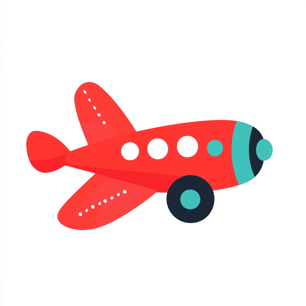 Airplane Flare original repeating artwork