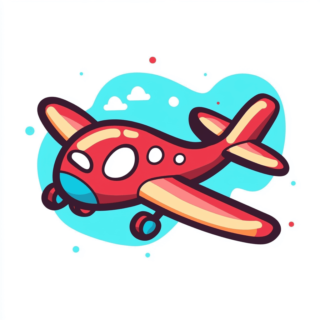 Airplane Blast original repeating artwork