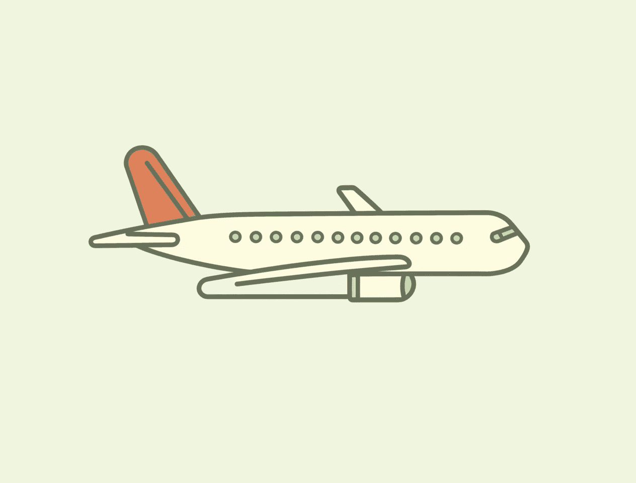Airplane 346 original repeating artwork